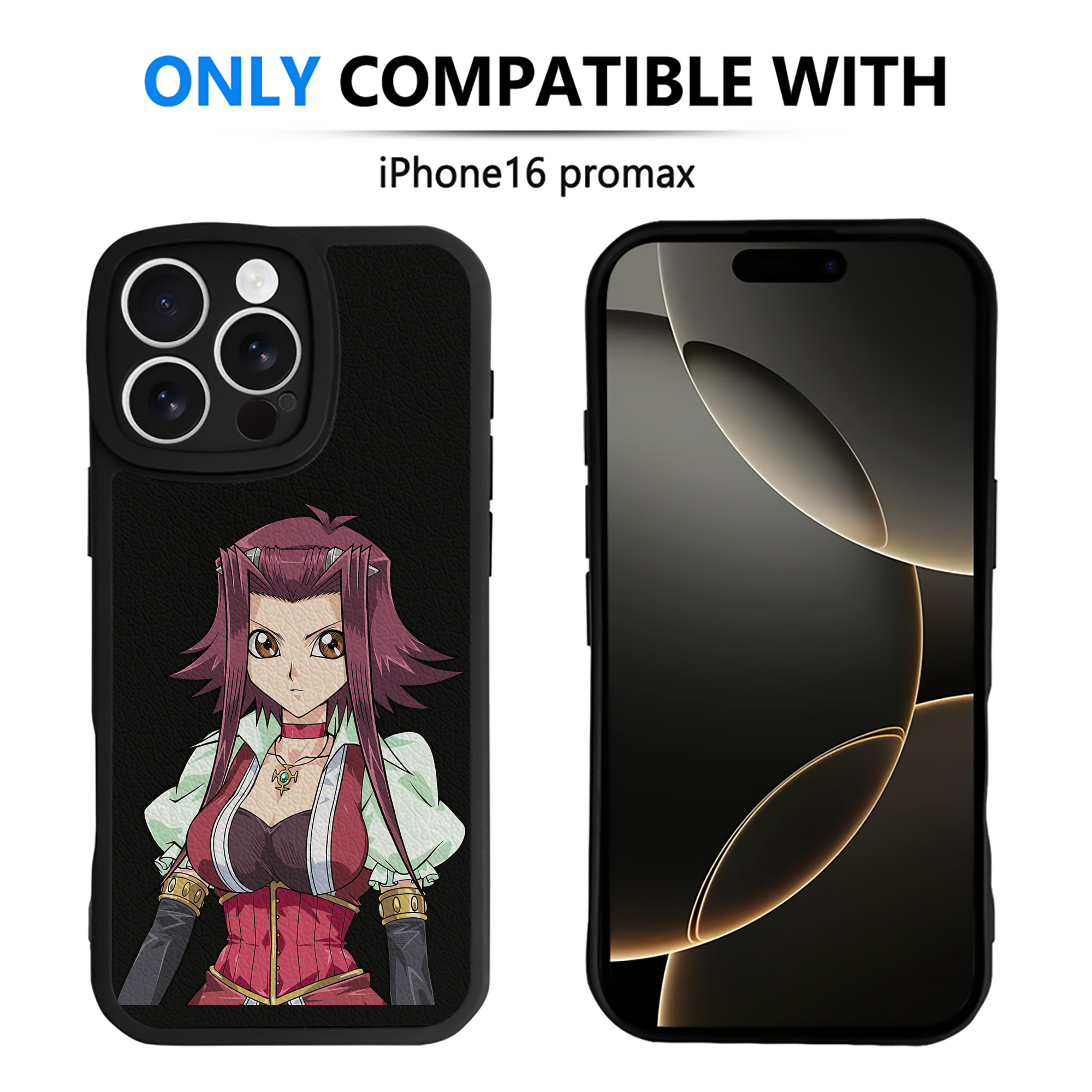 （画像用） 遊☆戯☆王 Yu-Gi-Oh! 【iPhone 16シリーズ対応】シリコンスマホケース（レザー調） 材質：シリコン